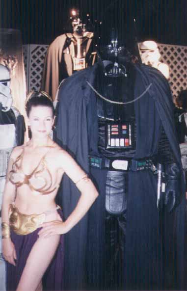 Another charming picture from the Star Wars Party. Natalie Greco wearing her 